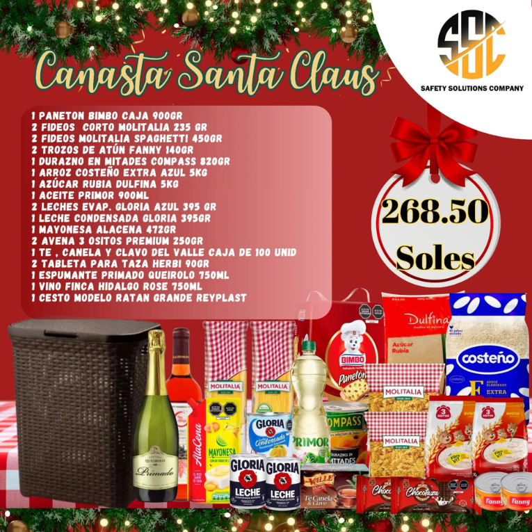 Canasta Santa Claus