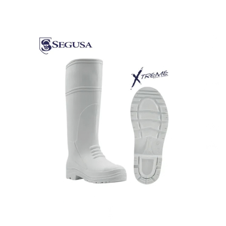 Bota de seguridad Xtreme PVC color blanco