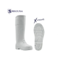 Bota de seguridad Xtreme PVC Blanca con punta de acero