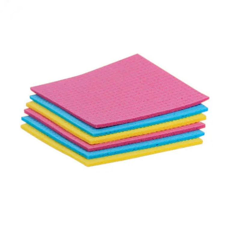 Paño espomja colores x 6 Und Virutex