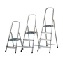 Escalerillas plegables de aluminio, tipo III, 150 kg - 4 peldaños